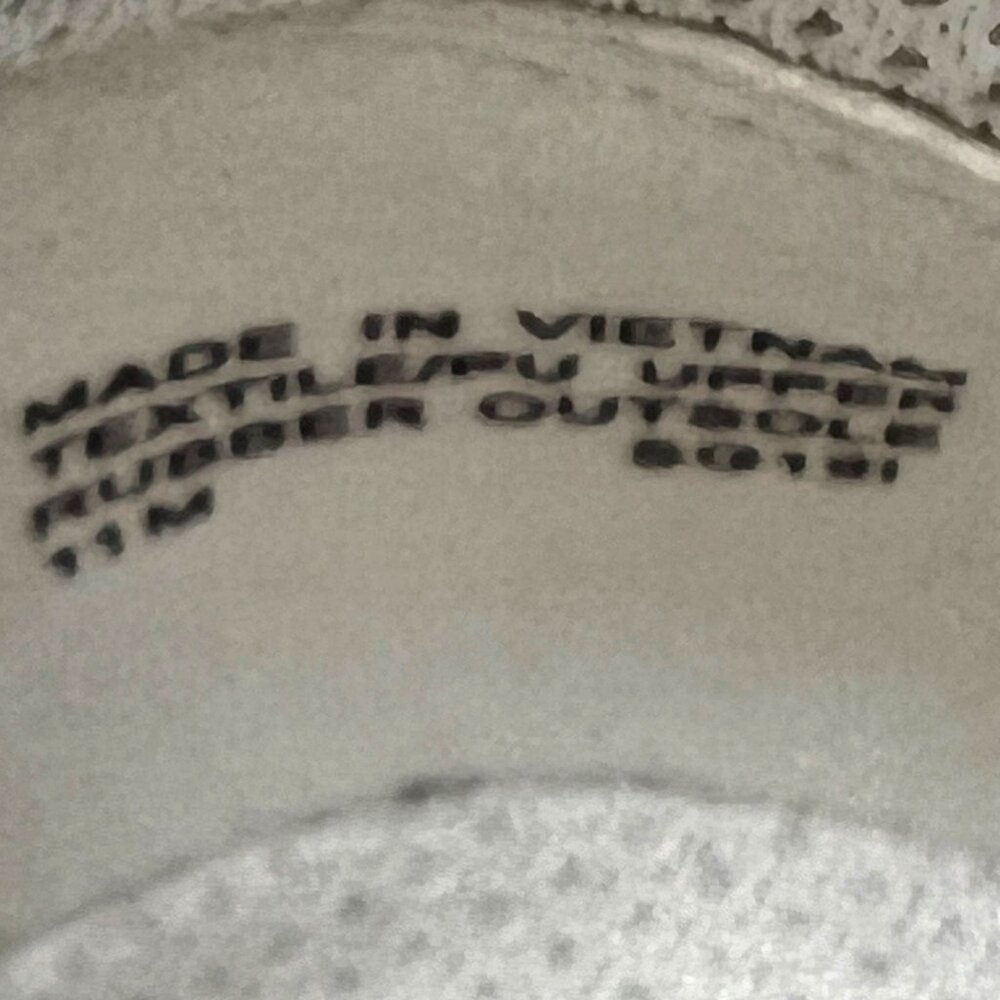 MICHAEL KORS Hero Mixed-Media Trainer Optic White Silver Sneakers Shoes 11M - Picture 4 of 16
